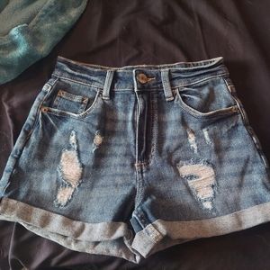 Girls size 12 denim shorts